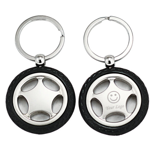 Wheel Shape Key Ring