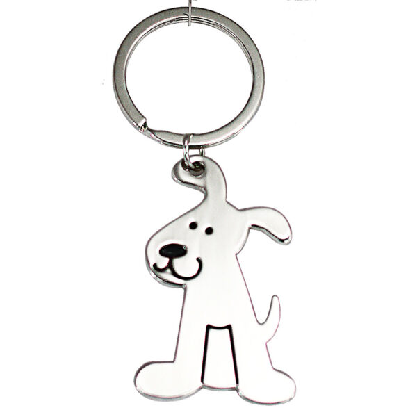 Dog Shape Keyring