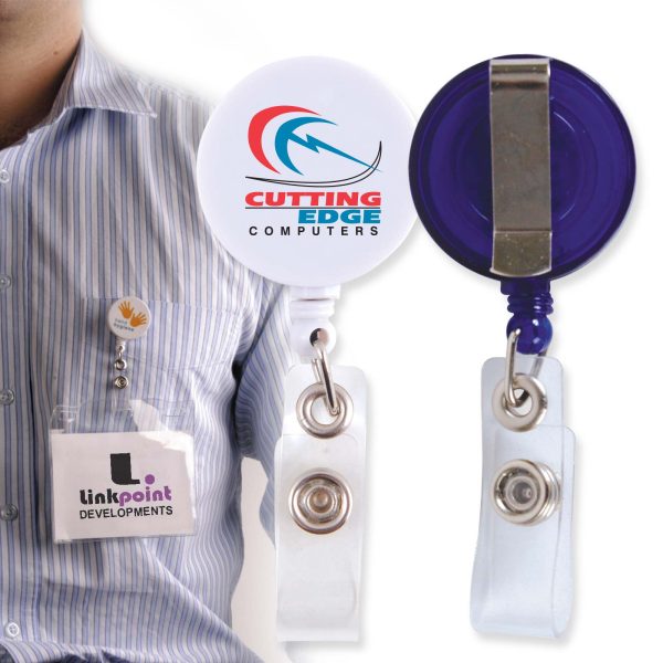 Corfu Retractable Name Badge Holder - Image 5