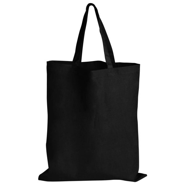 Coloured Cotton Short Handle Tote Bag - Image 2