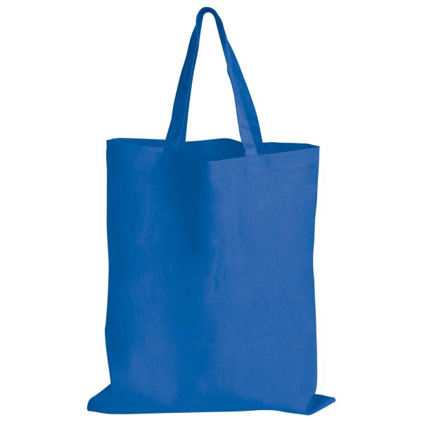 Coloured Cotton Short Handle Tote Bag - Image 3