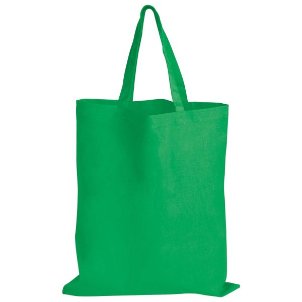 Coloured Cotton Short Handle Tote Bag - Image 4