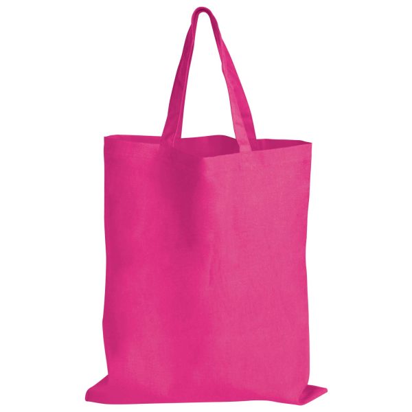 Coloured Cotton Short Handle Tote Bag - Image 7