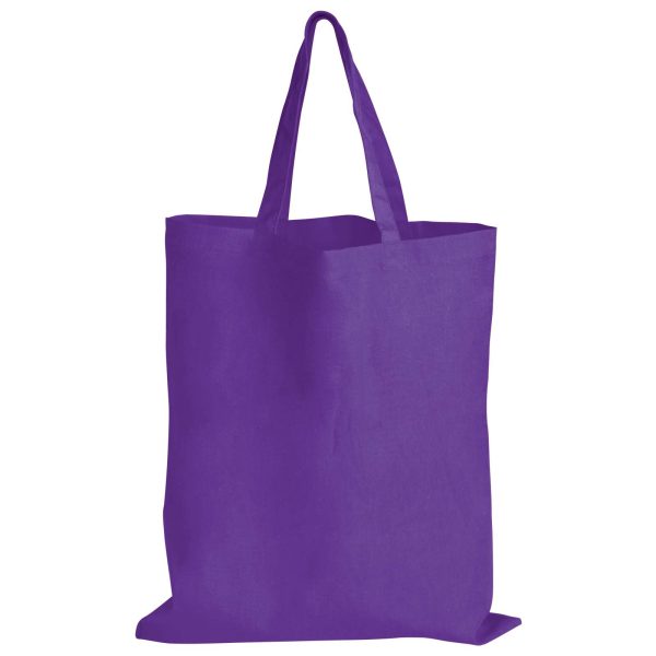 Coloured Cotton Short Handle Tote Bag - Image 8