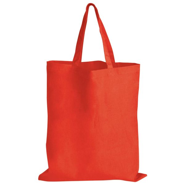 Coloured Cotton Short Handle Tote Bag - Image 9