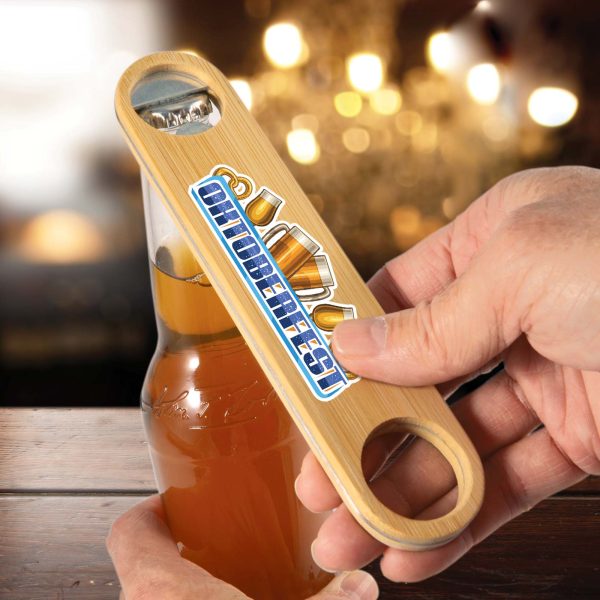 Cyborg Bamboo Bottle Opener