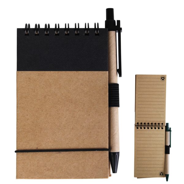 Tradie Cardboard Notebook with Pen - Image 2