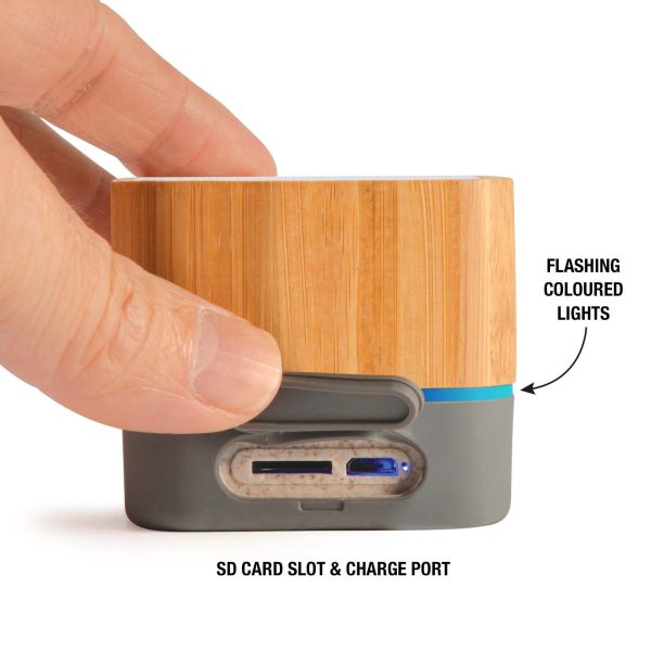 Gig Bamboo Bluetooth Speaker - Image 4