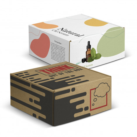 Die Cut Box with Locking Lid - 225x225x113mm