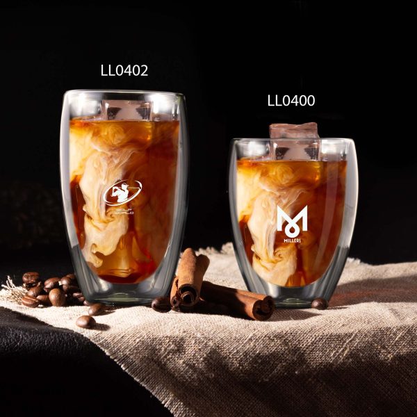 Sierra 350ml Double Wall Glass Cup - Image 7