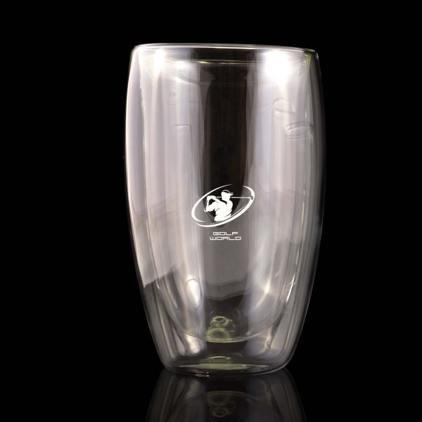 Sierra 450ml Double Wall Glass Cup - Image 3