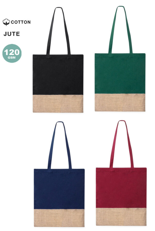 Bag in combination of Cotton & Jute - Suelva