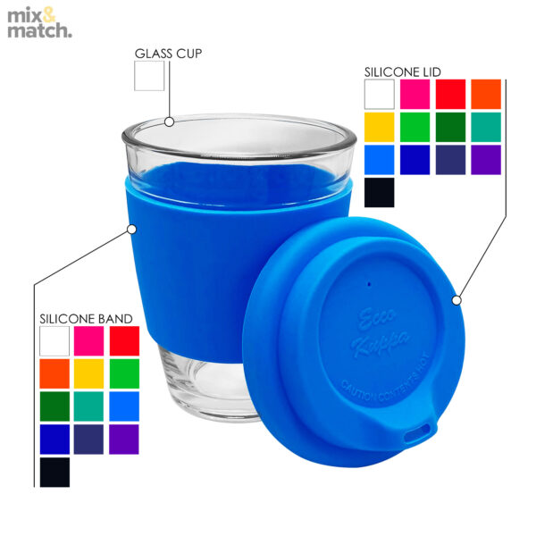 Carlo Glass Coffee Cup – Silicone - Image 16