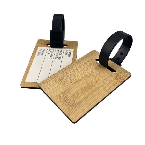 Bamboo Luggage Tag - Image 2