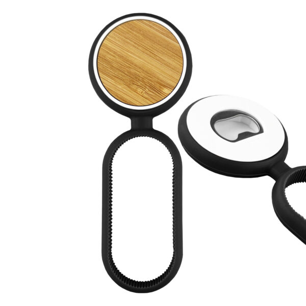 Multifuncation Bamboo Bottle Opener - Image 2