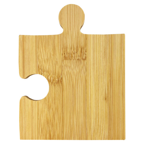 Puzzle Bamboo Coaster Set - Image 5