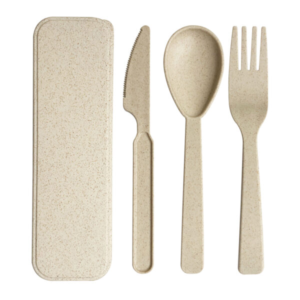 Wheat Straw Utensils Set - Image 4