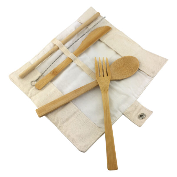 Bamboo Utensils Set - Image 2