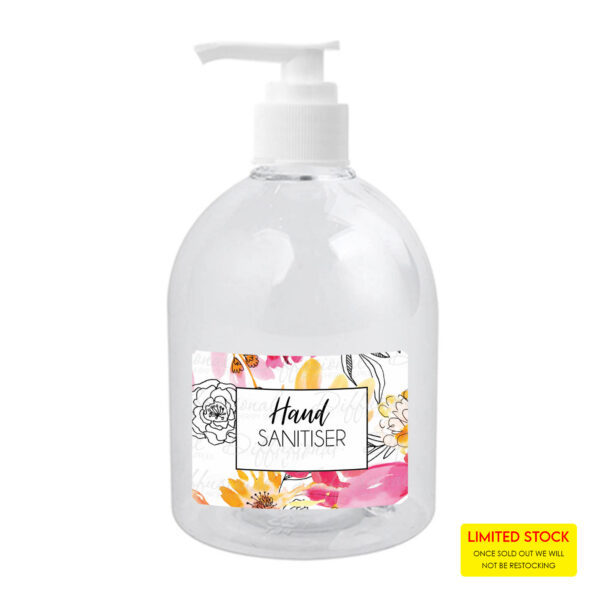 500ml Hand Sanitiser Gel 75% Alcohol