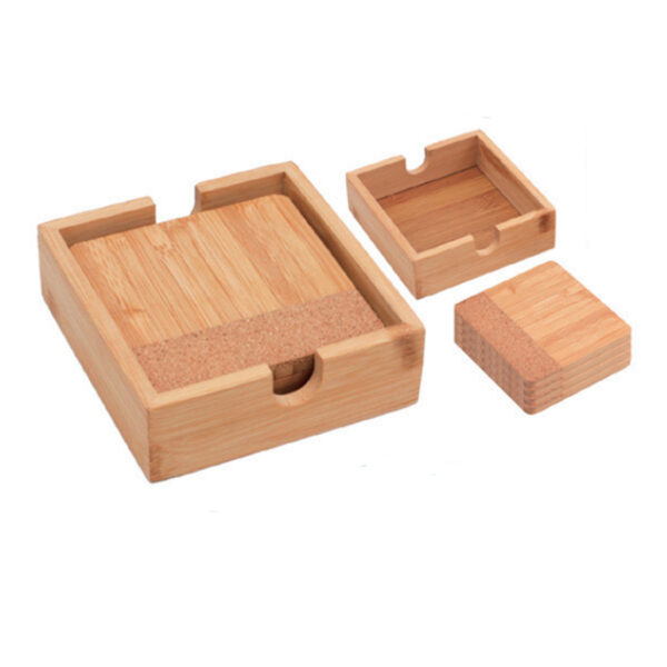 Bamboo Coaster (4pcs in 1)