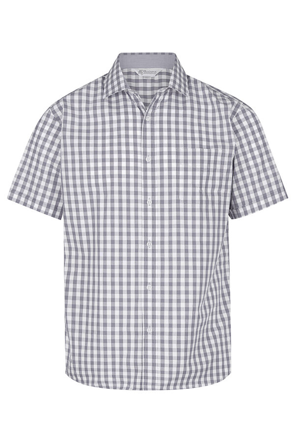 Devonport Mens Shirt Short Sleeve - N1908s - Image 4