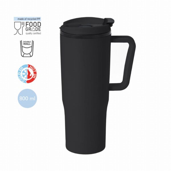 Insulated Mug in Recycled PP - Miranda