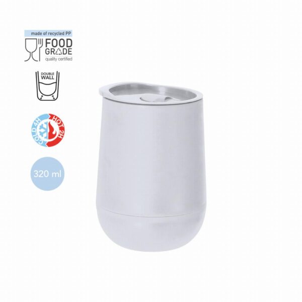 Insulated cup in Recycled PP - Rechex