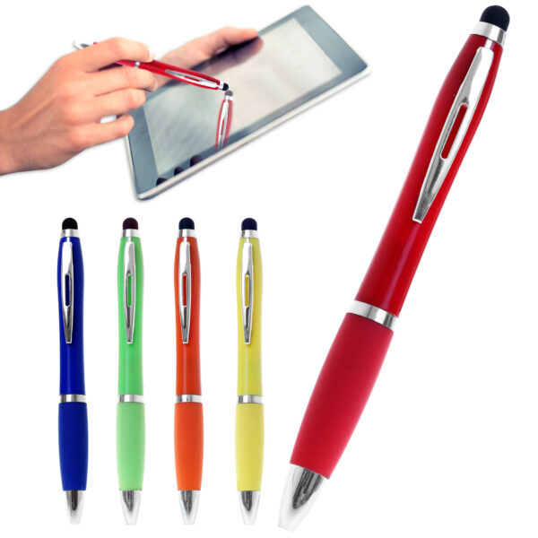 Stylus touch pen rubber coated grip Vista touch