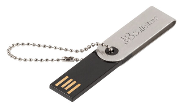 USB swivel design with brushed finish (Global Sourcing)