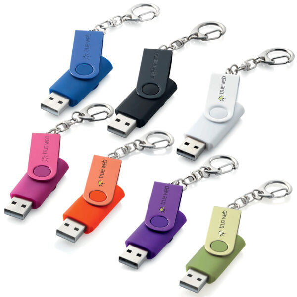 USB twister design with key ring  ( factory direct MOQ)