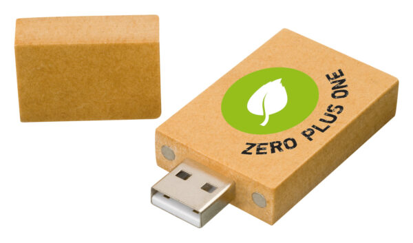 USB made from Recycled paper rectangle ( Factory direct MOQ)