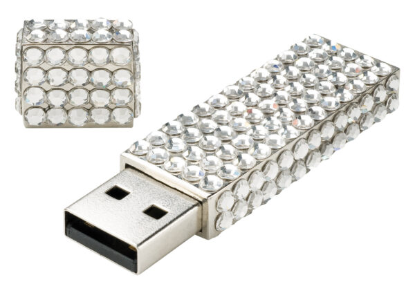 USB Diamond encrusted Bling (factory direct MOQ)