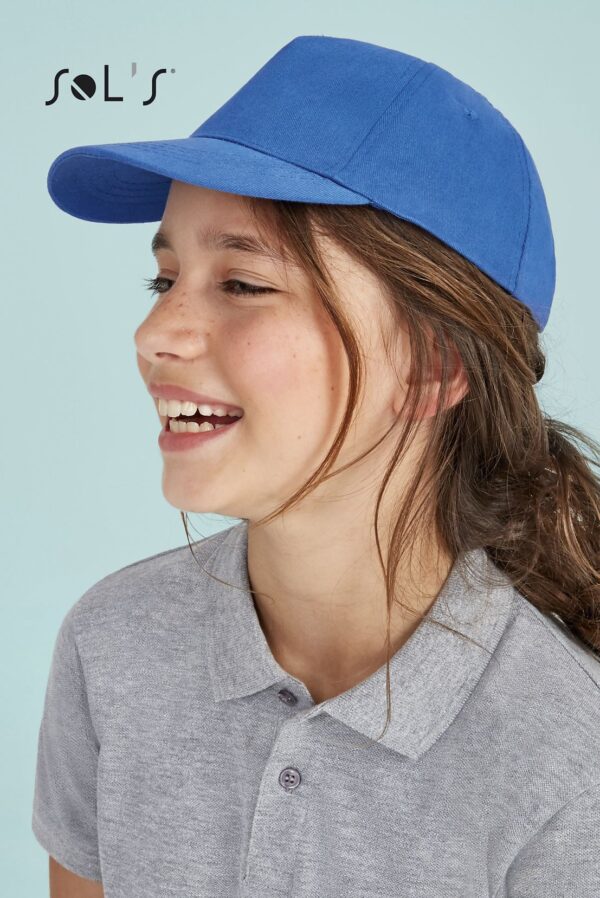 Cap KIDS 5 panel  light brushed cotton SUNNY