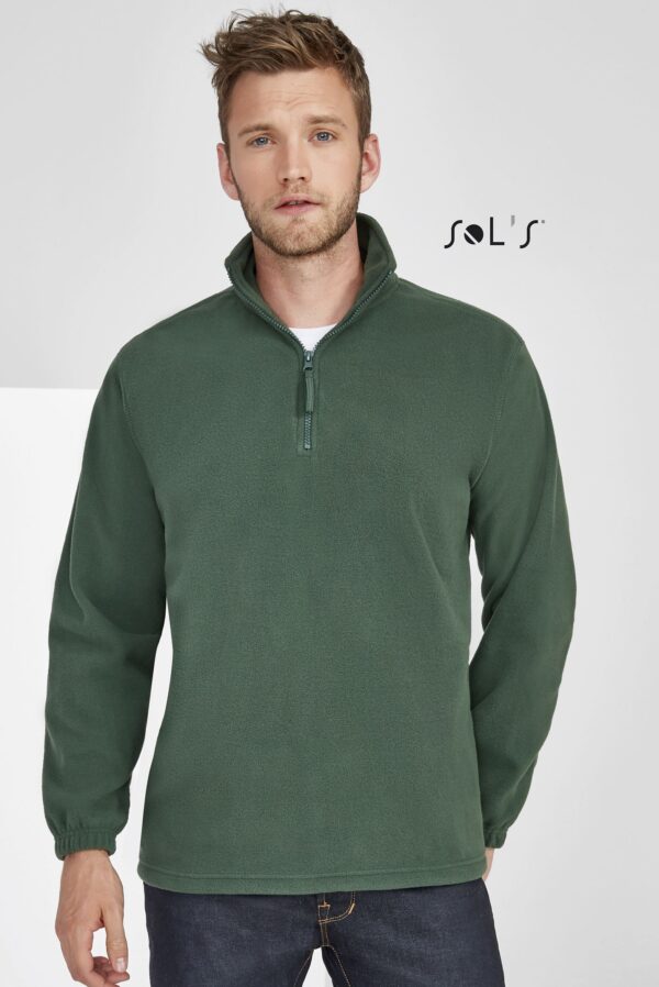 Polar fleece top Men's 1/4 zip ant pilling NESS