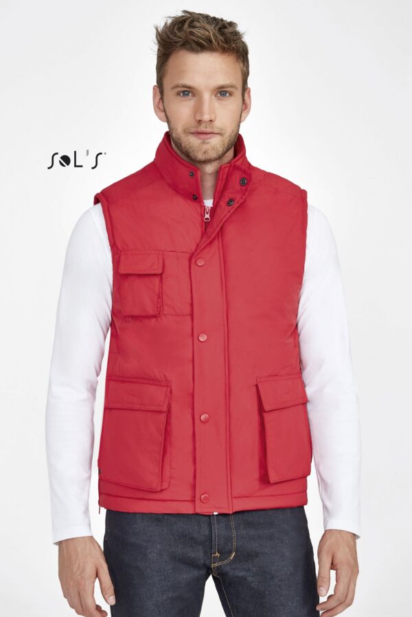 Vest Men's made from ripstop material with exterior pockets WELLS