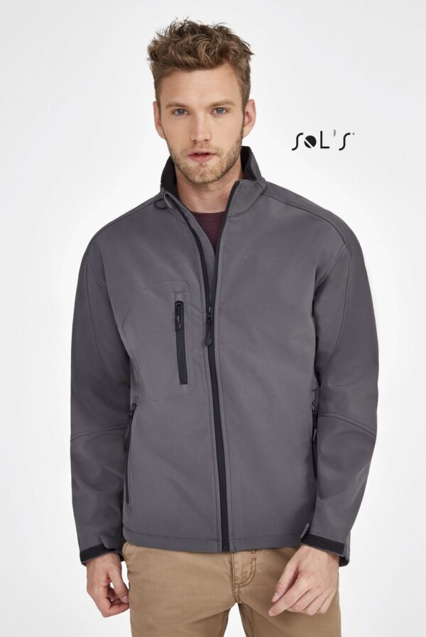 Jacket Men's softshell tech fabric 8000mm waterproof RELAX