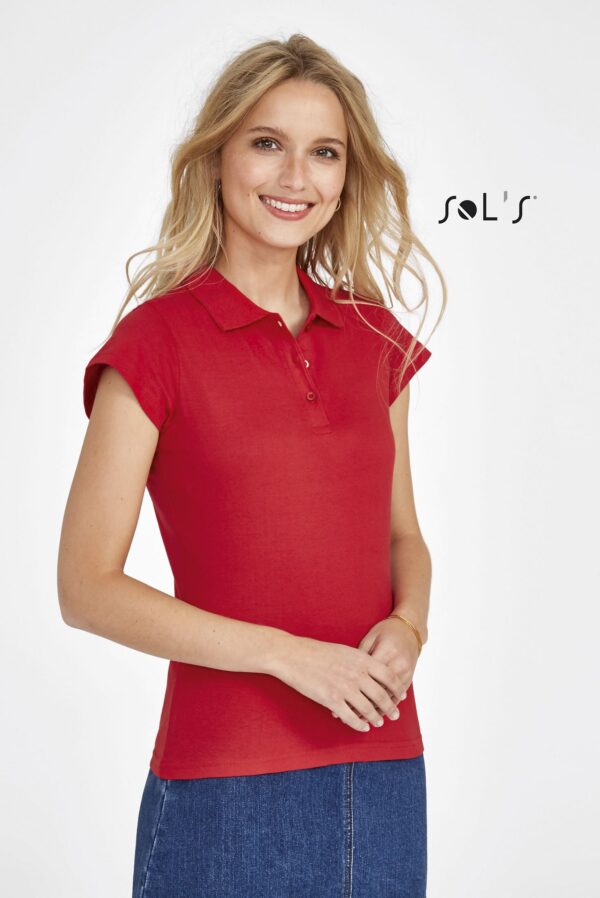 Polo shirt Women's 100% semi combed ring spun cotton PRESCOTT