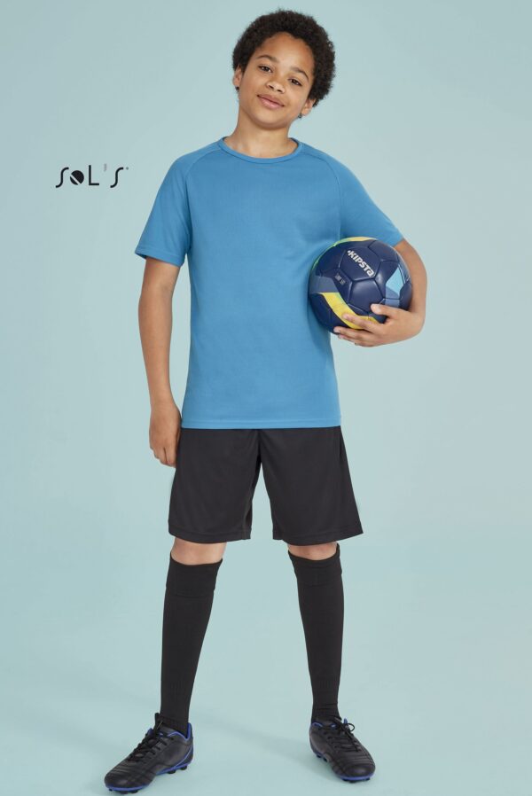 T shirt KIDS 100% breathable polyester SPORTY