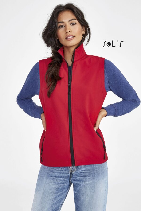 Vest women's softshell RACE