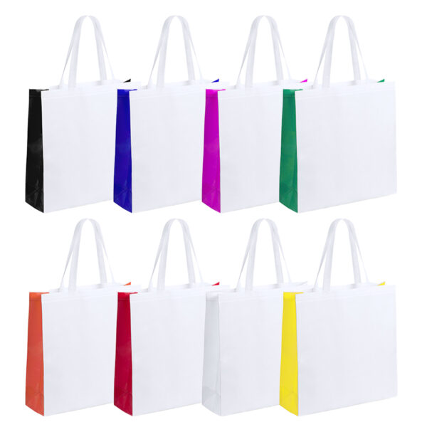 Tote Bag non woven -LOCAL stock blue- white  Decal