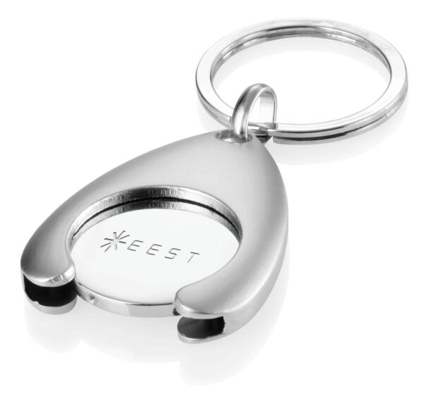 Keyring coin holder