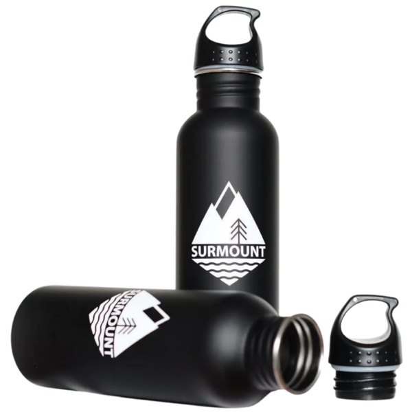 Drink bottle stainless steel 750ml with 3 types of lids