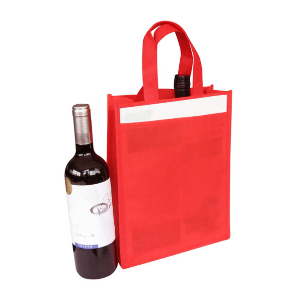 Non Woven 2 Bottle Bag - Image 2