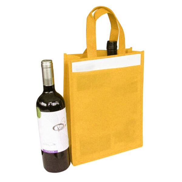 Non Woven 2 Bottle Bag - Image 4