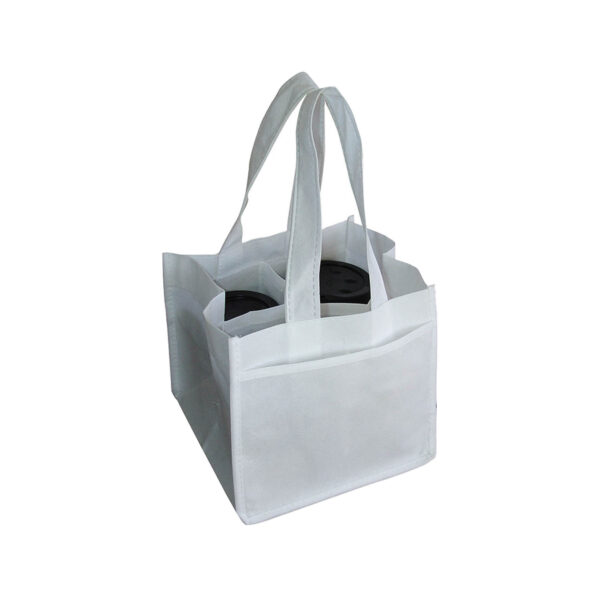 Non Woven 4 Coffee Cups Bag - Image 2