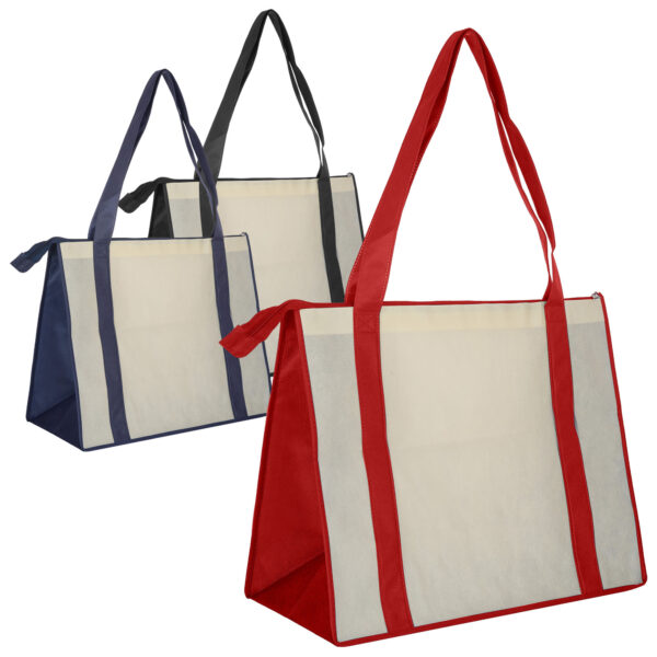 Non Woven Large Zipped Shopping Bag - Image 3