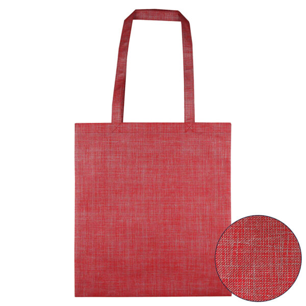 Silver Line Patterned Non Woven Bag - Image 3