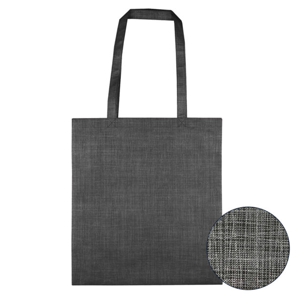 Silver Line Patterned Non Woven Bag - Image 5