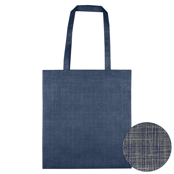 Silver Line Patterned Non Woven Bag - Image 6