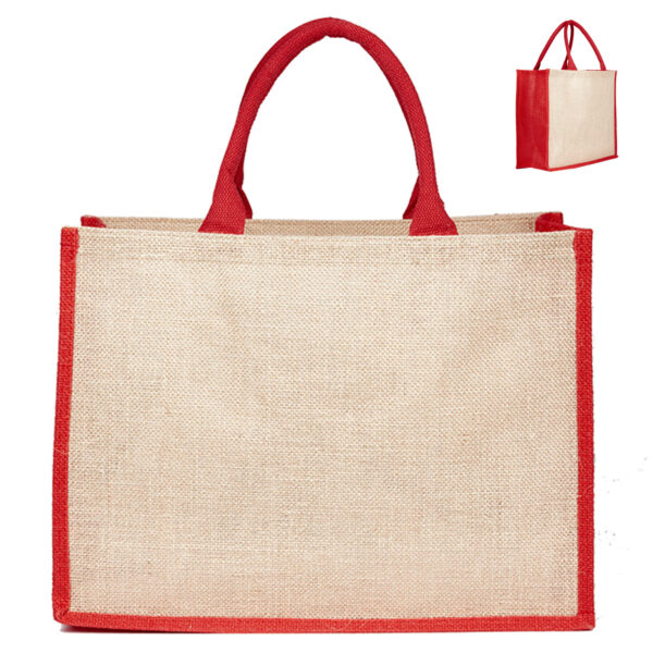 Jute Bag Coloured - Image 4